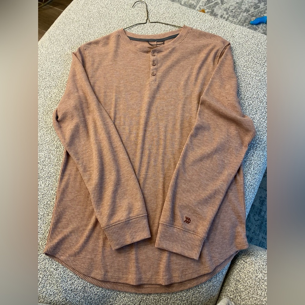 Heathered Maroon Henley